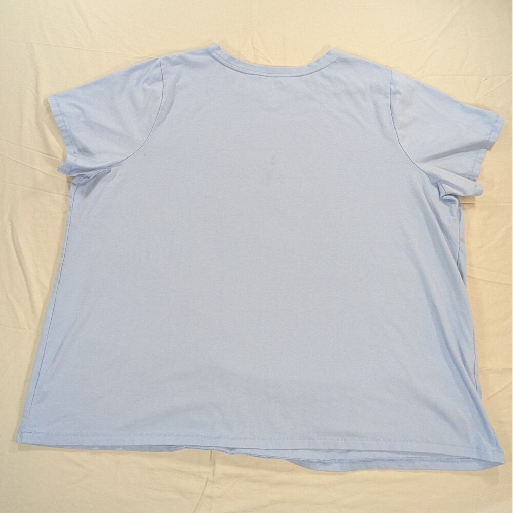 Sonoma Women's Blue Patriotic Tee 3X - Picture 4 of 4